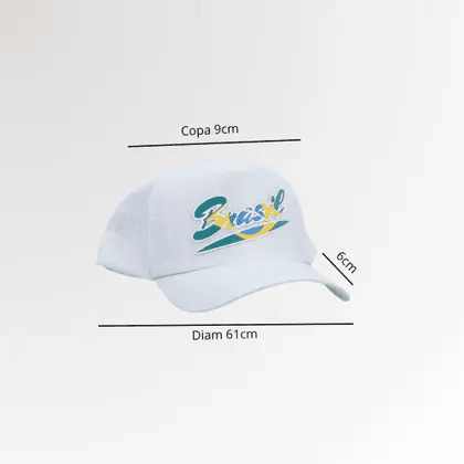 Boné Copa do Mundo com Design do Brasil - BAUARTE 4