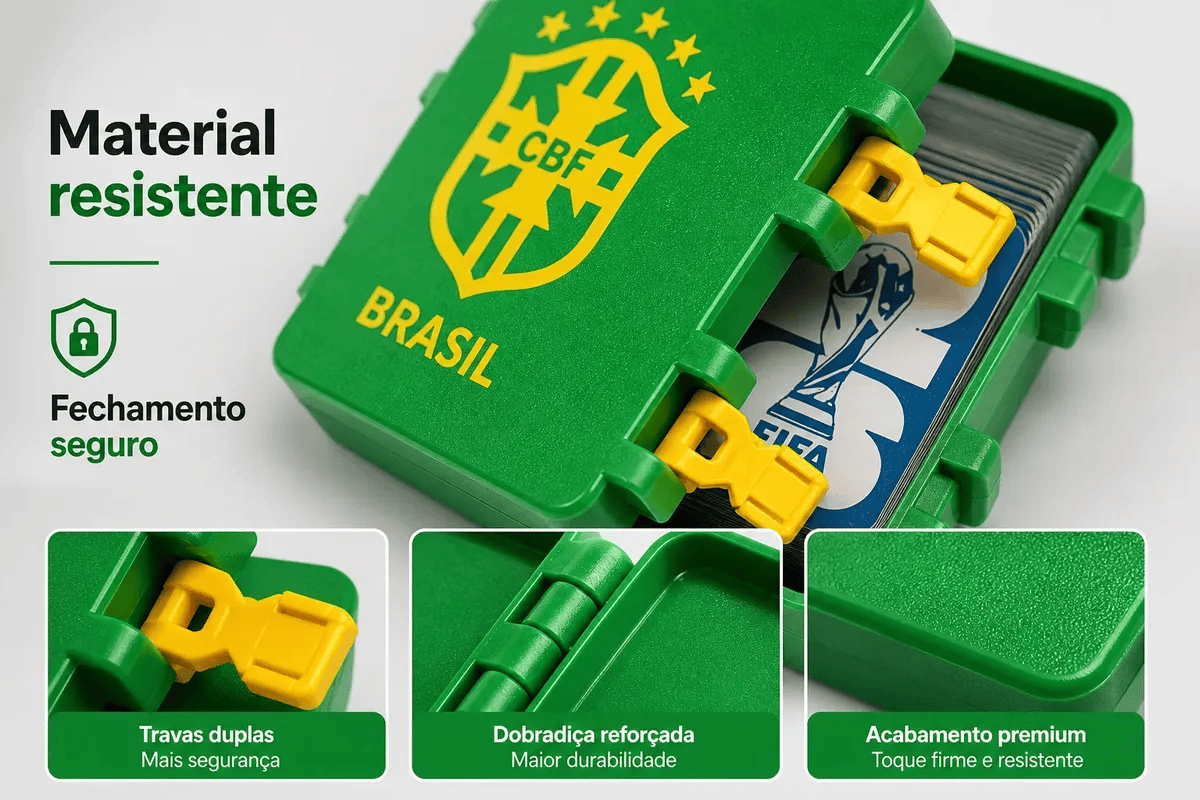 Caixa Porta 240 Figurinhas Album Copa Do Mundo 2026 Grande 2
