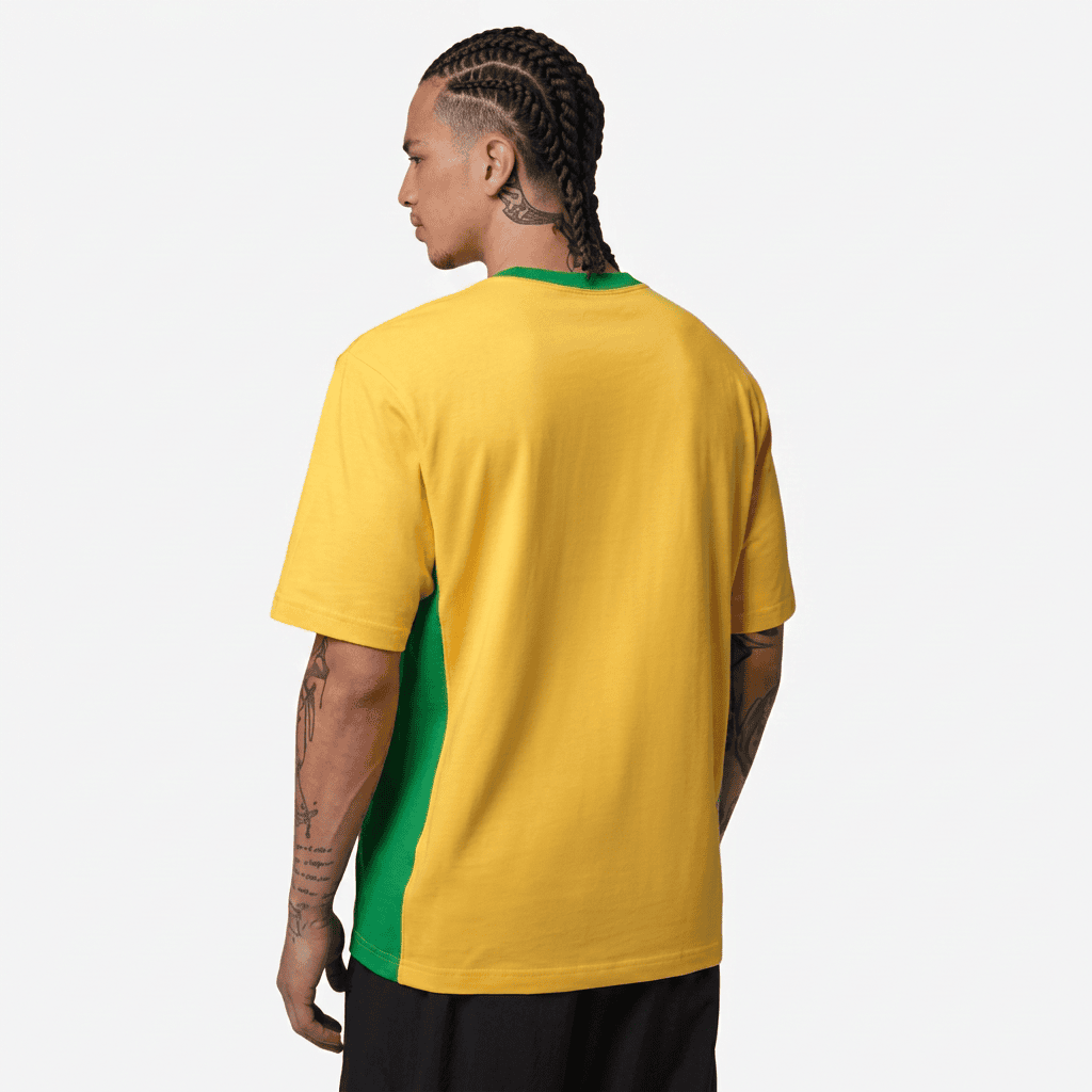 Camiseta Brasil Air Jordan 85 Crew Masculina 2