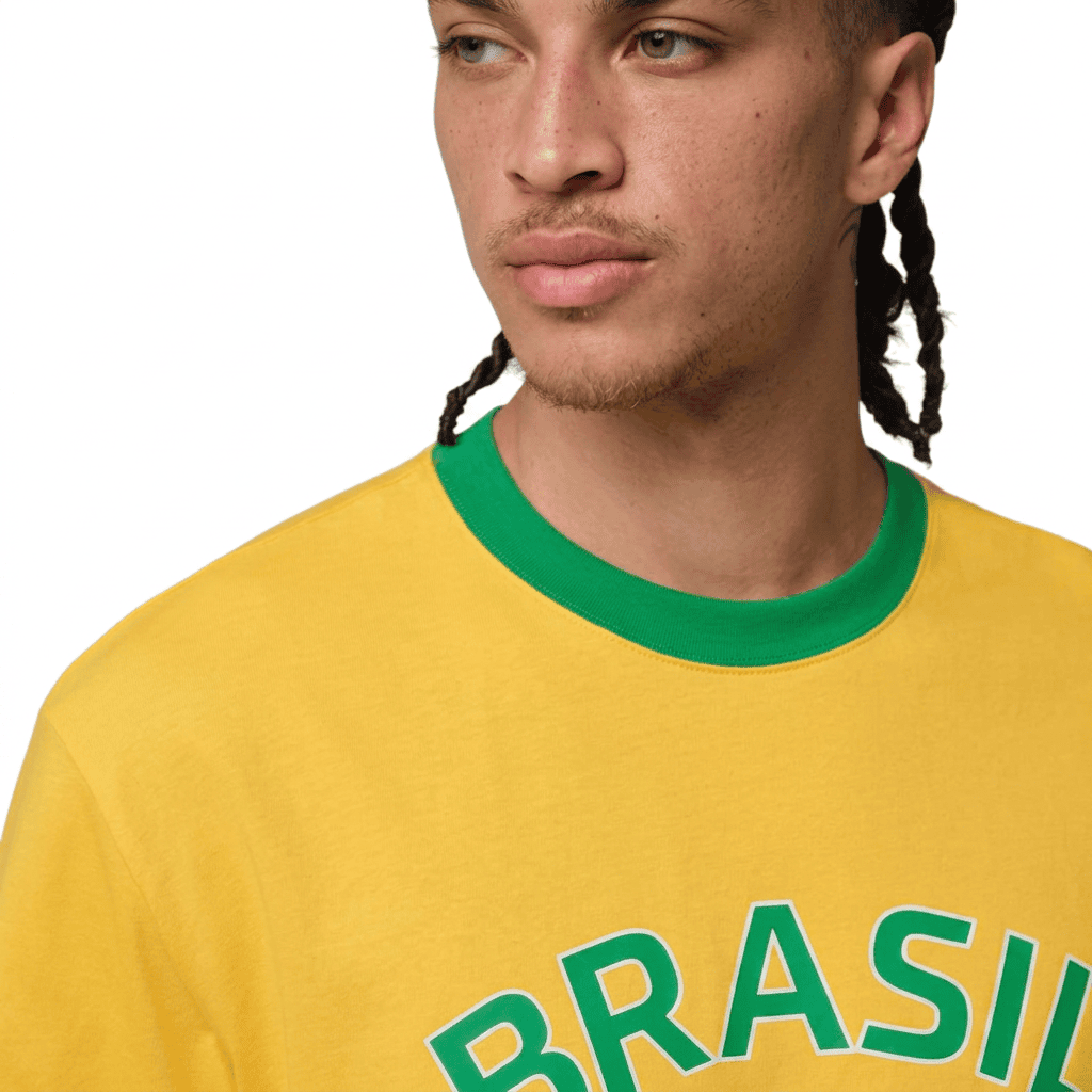 Camiseta Brasil Air Jordan 85 Crew Masculina 3