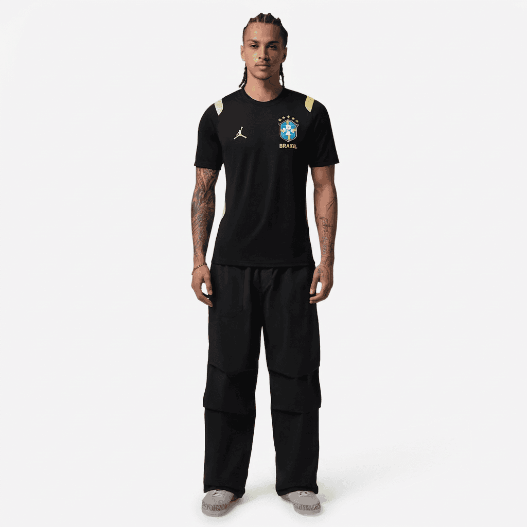 Camiseta Brasil Jordan Academy Pro 2026 Treino Masculina 5