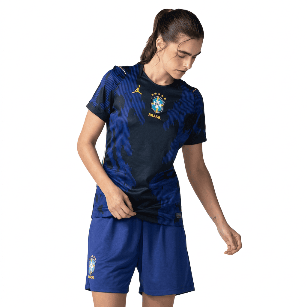 Camisa Brasil Nike Jordan II 2026/27 Torcedora Pro Feminina 4