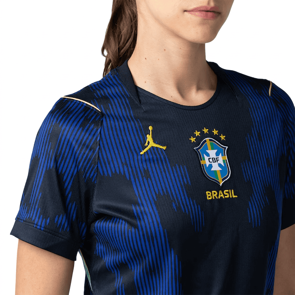 Camisa Brasil Nike Jordan II 2026/27 Torcedora Pro Feminina 5