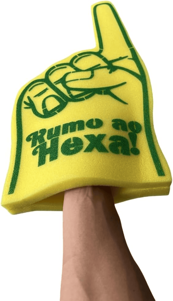 Dedo de Espuma Kit Torcedor Brasil Copa do Mundo