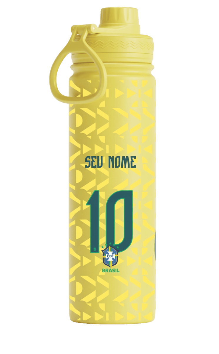 Garrafa Térmica Fresh + Ebook - CBF - Uniforme 01 Personalizado 4