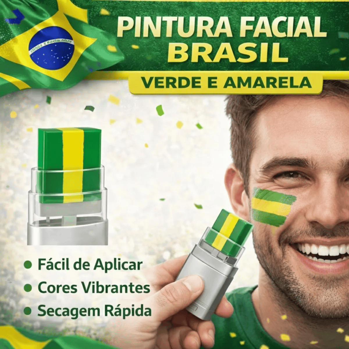 Kit Copa Do Mundo 2026 Completo Verde E Amarelo Brasil Jogos 2