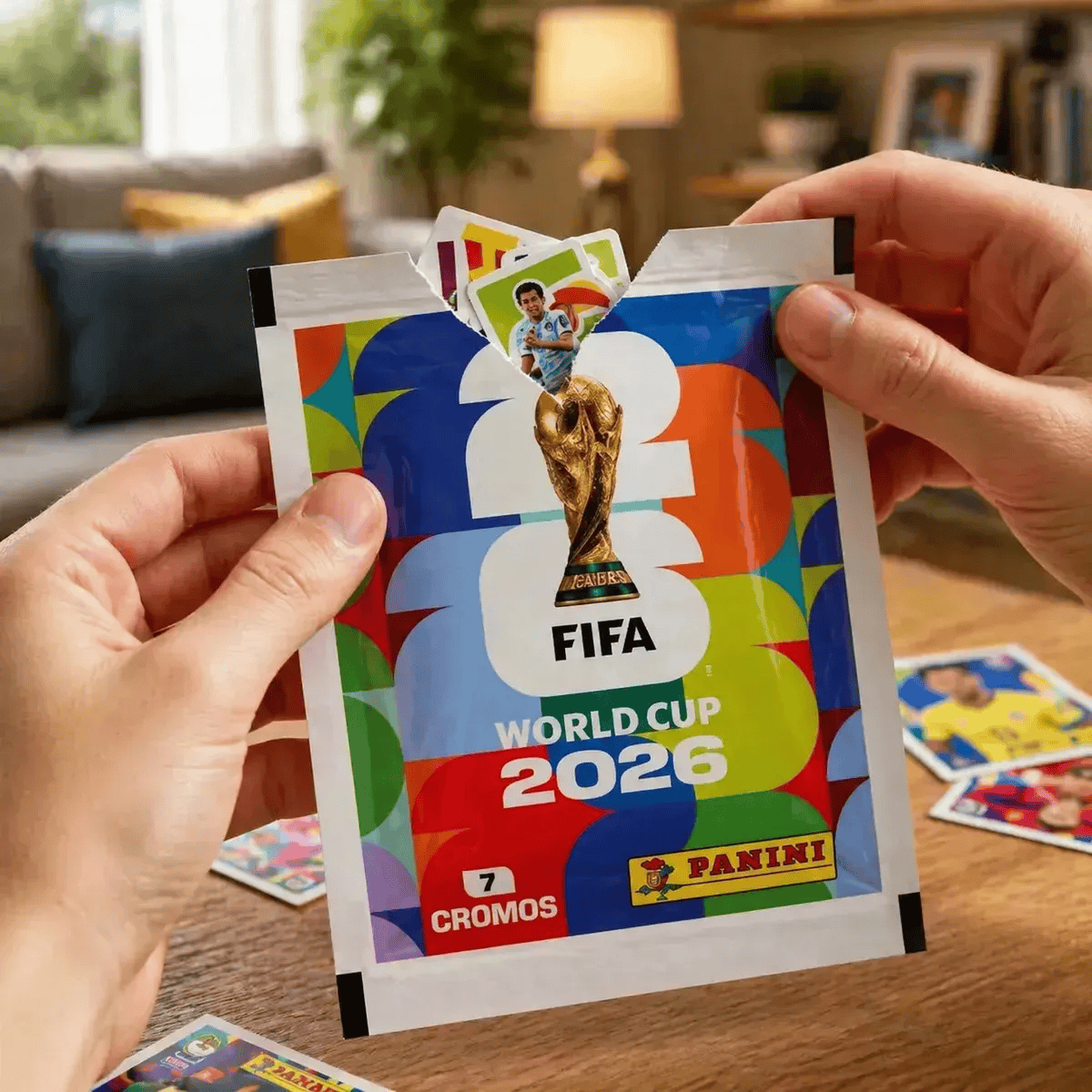 Kit 70 Figurinhas Do Álbum Copa Do Mundo 2026 (10 Envelopes) 3