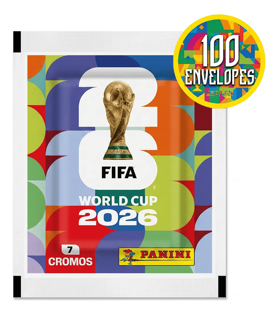 Kit 700 Figurinhas Do Álbum Copa Do Mundo 2026 - 100 Envelopes