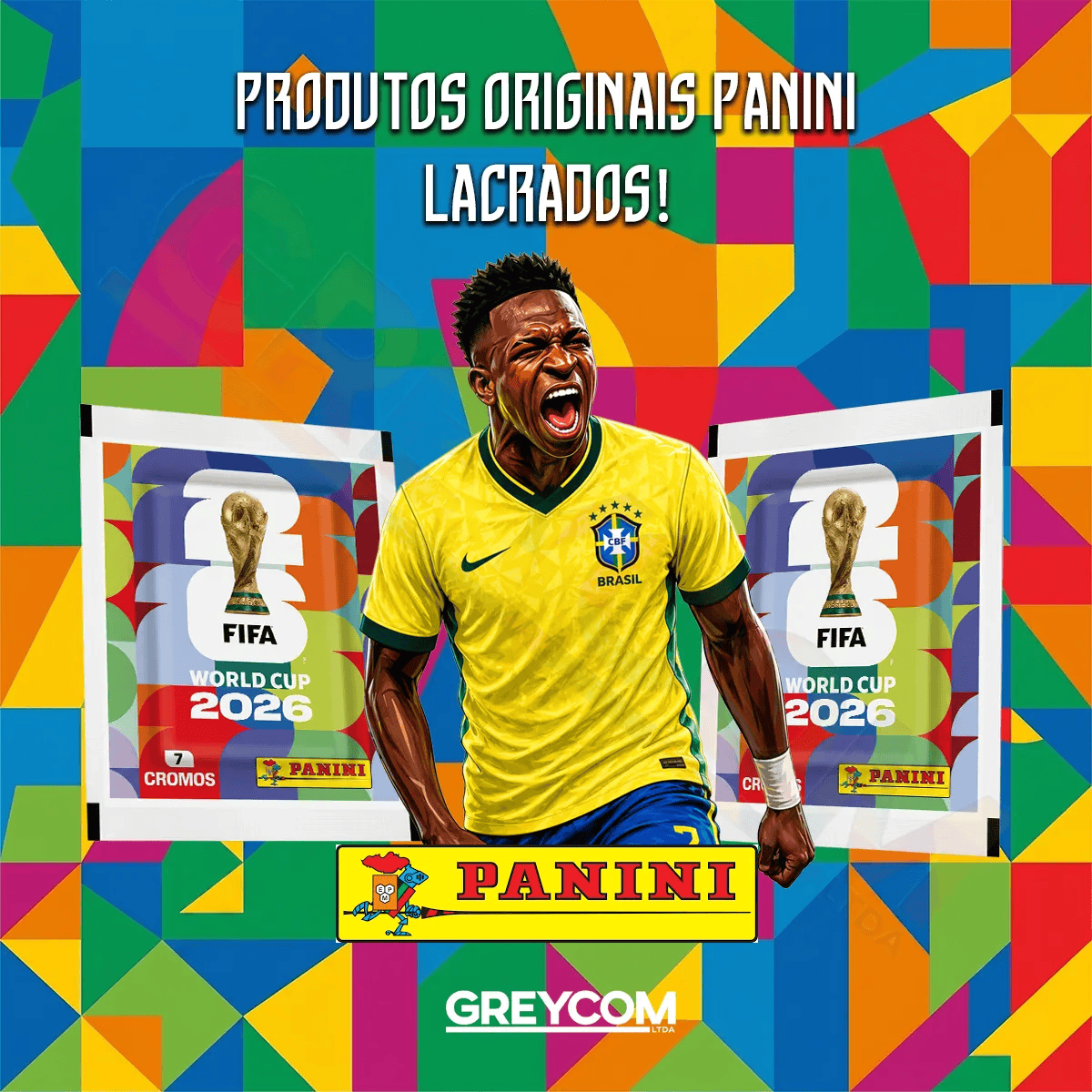 Kit 700 Figurinhas Do Álbum Copa Do Mundo 2026 - 100 Envelopes 2